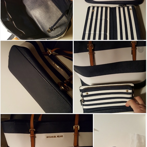 MICHAEL KORS NAVY AND WHITE SET - Picture 5 of 6